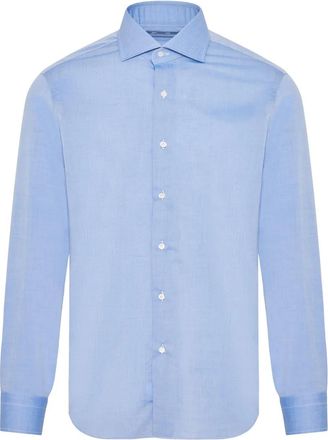 Barba Camicia in cotone - Blu