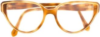 Saint Laurent Pre-owned Acetate sunglasses - Dames - Vintage Accessoires - Bruin - ONE Size - Vintage