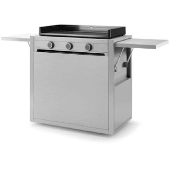 Forge Adour Forge Adour - Carrello in acciaio inossidabile per la piastra Modern 75