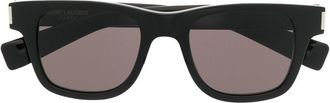 Saint Laurent Eyewear square-frame sunglasses - unisex - Acetate - 49 - Black