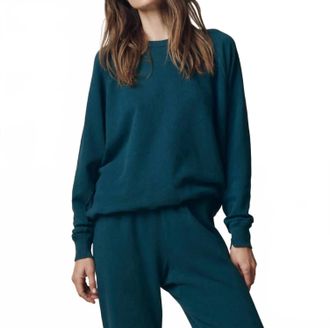 The Great. The College Oversized Sweatshirt In Dark Slate