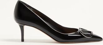 Valentino Garavani D&eacute;collet&eacute; VLogo Signature In Vernice 60Mm Donna NERO 35.5
