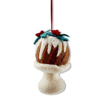 Tag Holiday Bundt Cake Ornament Multicolor Wool Tree Decor in Multicolored at Nordstrom