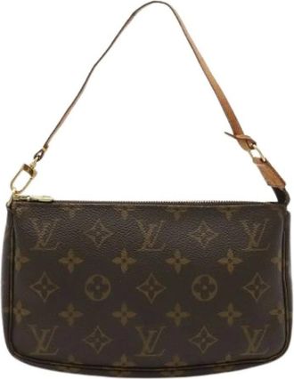 Louis Vuitton Pre-owned Shoulder Bags, female, Brown, Size: ONE SIZE Pre-owned Vintage Monogram Pochette