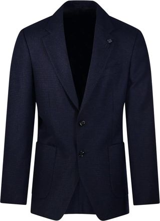 Lardini single-breasted buttoned blazer - Blue