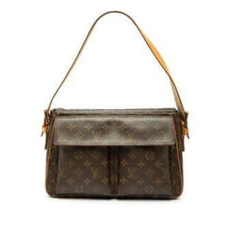 Louis Vuitton Pre-owned Shoulder Bags, female, Brown, Size: ONE SIZE Pre-owned Vintage Leather Shoulder Bag