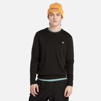 Timberland Heren-trui van katoen van Johns River (Zwart)