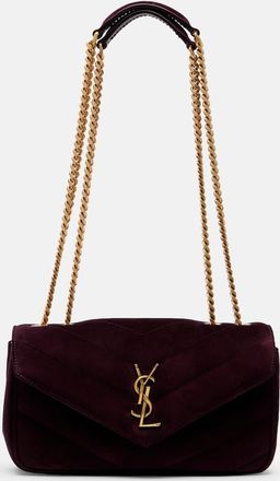 Saint Laurent Borsa a spalla Loulou Small in suede