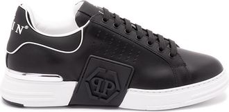Philipp Plein Nappa Leather Sneakers Low-Top Hexagon