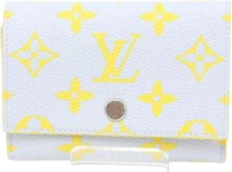 Louis Vuitton Pre-owned Wallets, female, Gray, Size: ONE SIZE Pre-owned Canvas Wallet