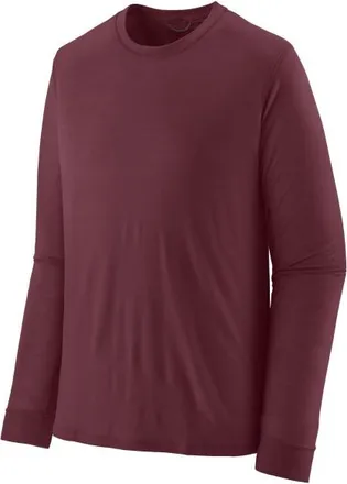 Patagonia L/S Cap Cool Merino Shirt Merinoshirt f&uuml;r Herren | rot