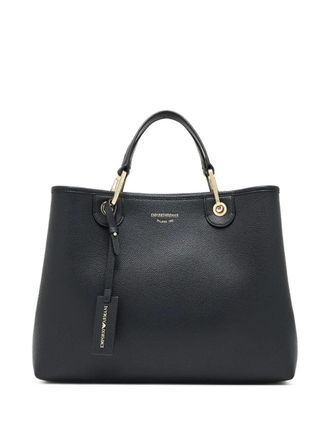 Emporio Armani Handbag With Gold Handles Shopping Bag