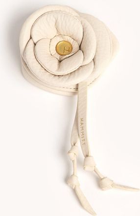 Hammitt Hammitt Vince Floral Charm Calla Lily White Brushed Gold