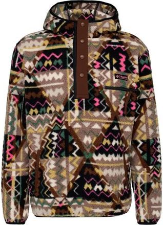 Columbia Helvetia II Printed Hoodie Fleecepullover f&uuml;r Herren | braun
