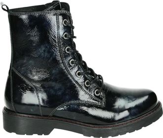 Aqa Aqa, Schoenen, Dames, Zwart, 38 EU, A8204 Halfhoge veterboot