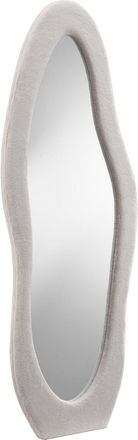 Salesfever Ganzkörperspiegel »Bristol Spiegel, 160 cm Höhe« Wellenförmiger Kunstfell-Rahmen, 170cml