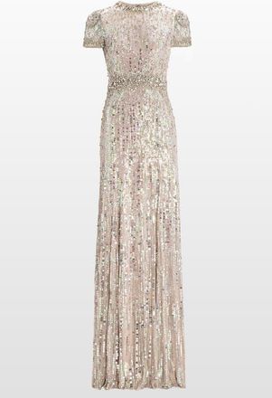 Jenny Packham Celeste Maxi Dress in Mist at Nordstrom, Size 10 Uk