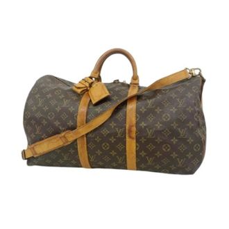 Louis Vuitton Pre-owned Weekend Bags, unisex, Brown, Size: ONE SIZE Pre-owned Keepall Bandouli&egrave;re 50
