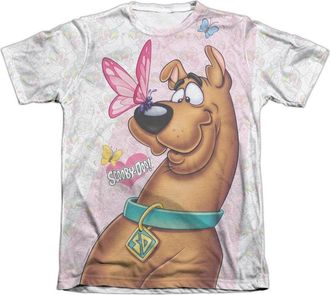 Gildan Scooby Doo Butterfly Adult Poly/Cotton Short Sleeve Tee / T-Shirt