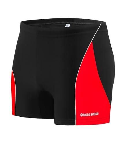Sesto Senso Maillot de Bain Homme Sportif, Boxer de Bain à Séchage