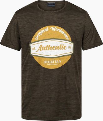 Regatta Mens Regatta Professional Mens Moisture Wicking T-Shirt - Green - Size: 40