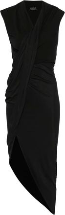 Balenciaga Abito midi drappeggiato - Nero