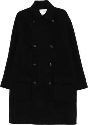 Paolo Pecora double-breasted coat - Brown