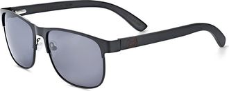 Earth Wood Troon Polarized Sunglasses in Black/black at Nordstrom