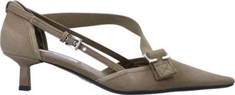 Prada Decollete - Dames - Pumps - Groen - 37 EU - Schoenen