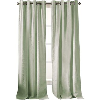 DKNY Chrysanthemum Floral Grommet Curtains in Sage at Nordstrom, Size 50X63