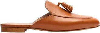 Scarosso Giorgina Mules - Dames - Slip ons - Bruin - 35 EU - Leer - Schoenen