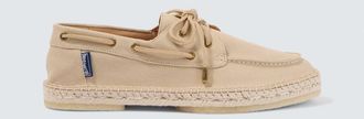 Vilebrequin Suede-trimmed canvas espadrilles