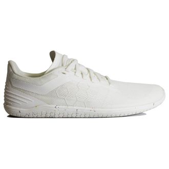 Vivobarefoot Geo Racer II Textile Womens Lace Up Trainers - Bright White - Size:UK 8.5