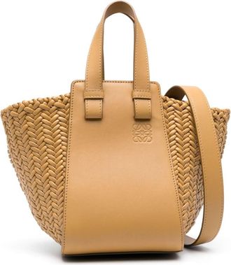 Loewe interwoven tote bag - women - Calf Leather/Lambskin - OS - Brown