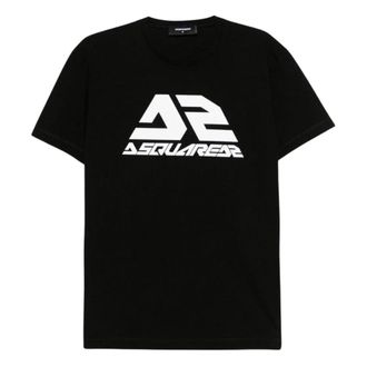 Dsquared2 DSquared2 Heren Vet Logo Cool Fit T-shirt (Zwart)