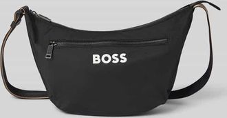 HUGO BOSS Umhängetasche mit Kontrast-Logo in Black, Größe 1