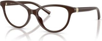 A|X Armani Exchange 54mm Cat Eye optical glasses in Brown at Nordstrom