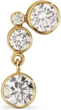 Sophie Bille Brahe 18K recycled yellow gold Stella diamond earring