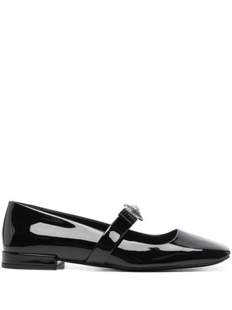 Versace Gianni Ribbon Ballerinas