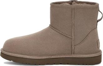 UGG (WMNS) UGG Classic Mini Bailey Zip Beige Grey 1151230-SKP
