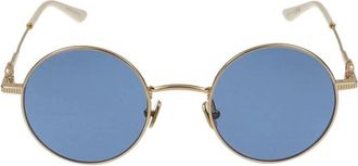 Valentino Sunglasses, unisex, Yellow, 48 MM, Stylish Sunglasses with Gold Frame