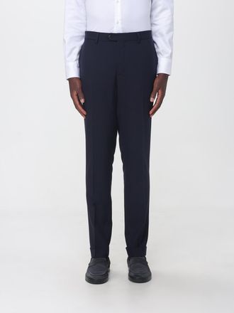 Fay Pantaloni sartoriali Travel in lana vergine con vestibilit&agrave; slim