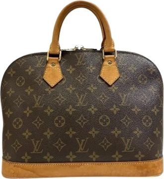 Louis Vuitton Pre-owned Handbags, female, Brown, Size: ONE SIZE Pre-owned Alma Monogram Handbag