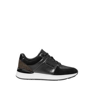 Michael Kors Artis Mixed-Media Trainer - Dames - Schoenen - Zwart - Maat: 40 EU Su&egrave;de