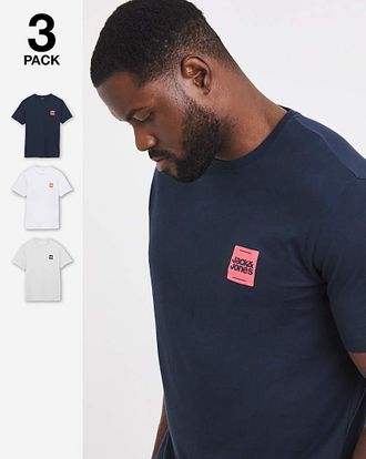 Jack & Jones Jack & Jones Brandy 3 Pack T-Shirt