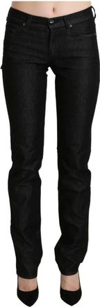 Ermanno Scervino Skinny Denim Broek - Dames - Slim Fit Jeans - Zwart - W28 - Denim - Jeans