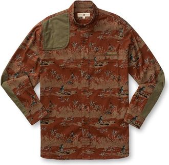 Duck Head Mens Woodland Shooting Shirt In Flyover Print