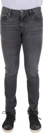 Emporio Armani J06 Slim Fit Jeans - Heren - Slim Fit Jeans - Grijs - W38 - Leer - Jeans