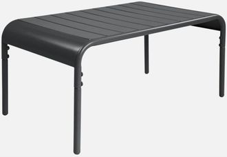 Sweeek Mesa De Centro De Jard&iacute;n Rectangular De Acero, 90cm