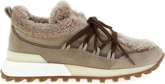 Brunello Cucinelli Monile Sneakers Beige-Donna